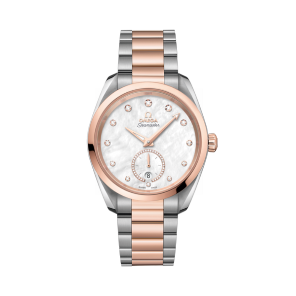 SEAMASTER AQUA TERRA 150M 38 MM STAINLESS STEEL - SEDNA™ GOLD WITH MOTHER OF PEARL DIAL