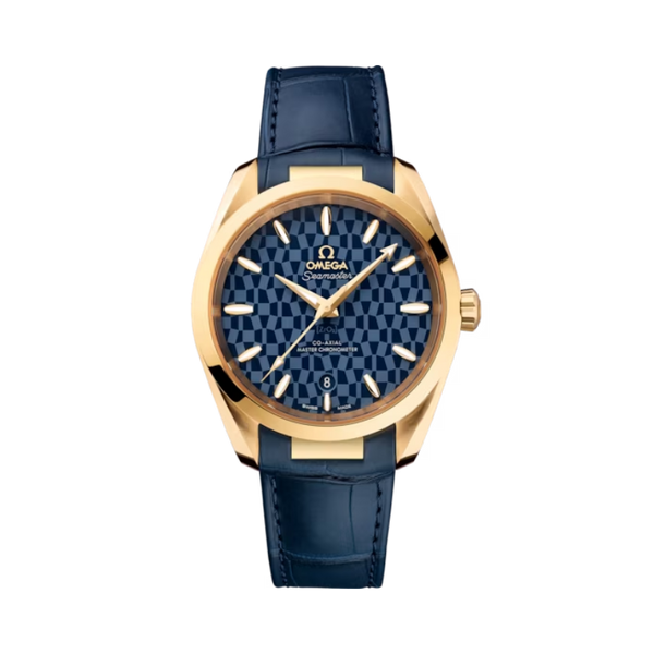 SEAMASTER AQUA TERRA 150M TOKYO 2020 38 MM YELLOW GOLD WITH BLUE DIAL