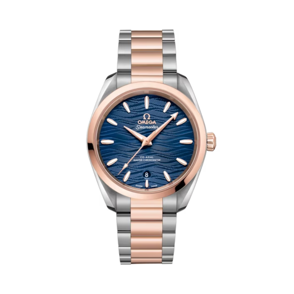 SEAMASTER AQUA TERRA 150M 38 MM STAINLESS STEEL - SEDNA™ GOLD WITH BLUE DIAL