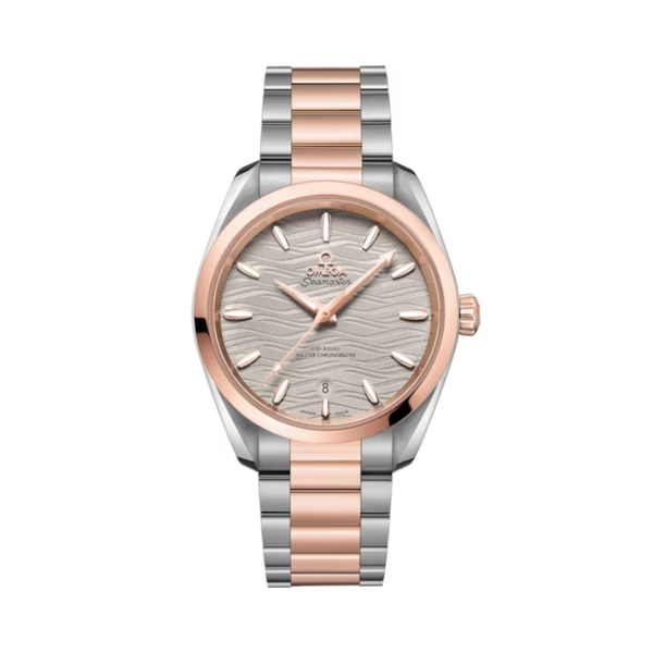 SEAMASTER AQUA TERRA 150M 38 MM STAINLESS STEEL - SEDNA™ GOLD WITH GREY DIAL