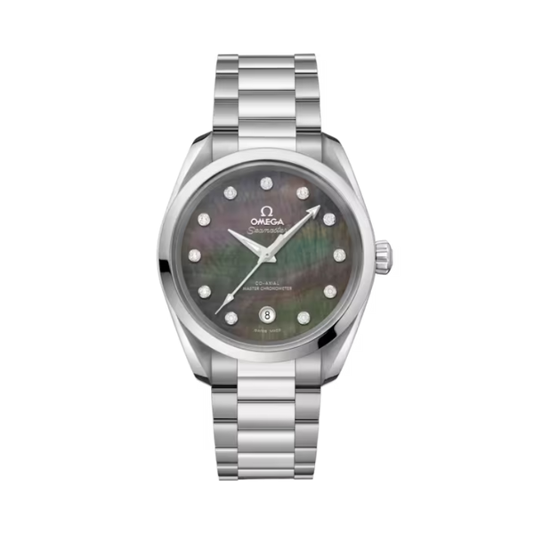 SEAMASTER AQUA TERRA 150M 38 MM STAINLESS STEEL WITH GREY MOTHER OF PEARL DIAL