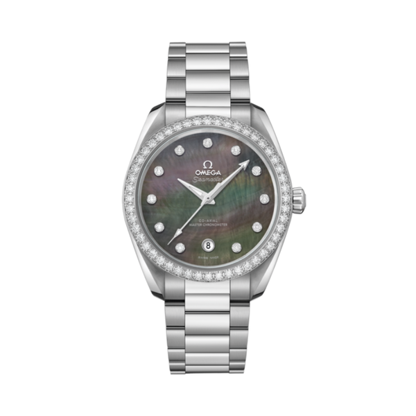 SEAMASTER AQUA TERRA 150M 38 MM STAINLESS STEEL WITH GREY MOTHER OF PEARL DIAL