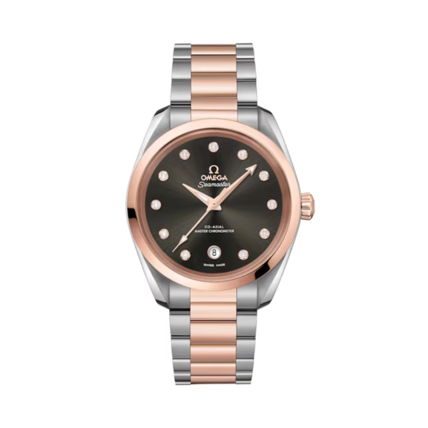 SEAMASTER AQUA TERRA 150M 38 MM STAINLESS STEEL - SEDNA™ GOLD WITH GREY DIAL