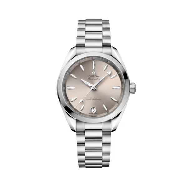 SEAMASTER AQUA TERRA SHADES 34 MM STAINLESS STEEL WITH SANDSTONE DIAL