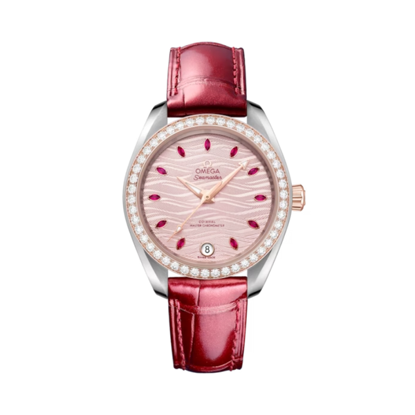 SEAMASTER AQUA TERRA 150M 34 MM STAINLESS STEEL - SEDNA™ GOLD WITH PINK DIAL