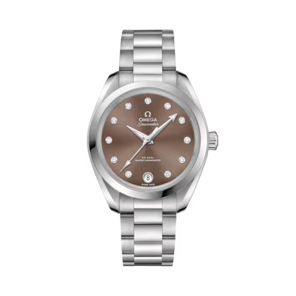 SEAMASTER AQUA TERRA 150M 34 MM STAINLESS STEEL WITH BROWN DIAL