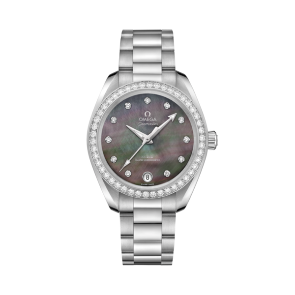 SEAMASTER AQUA TERRA 150M 34 MM STAINLESS STEEL WITH GREY MOTHER OF PEARL DIAL