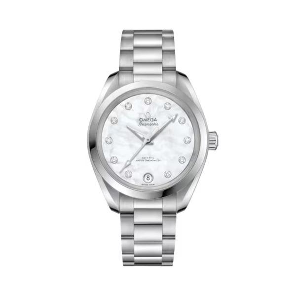 SEAMASTER AQUA TERRA 150M 34 MM STAINLESS STEEL WITH MOTHER OF PEARL DIAL