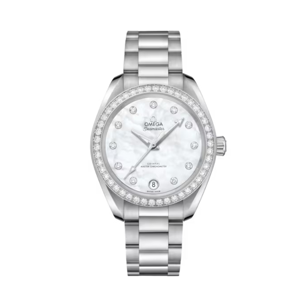 SEAMASTER AQUA TERRA 150M 34 MM STAINLESS STEEL WITH MOTHER OF PEARL DIAL