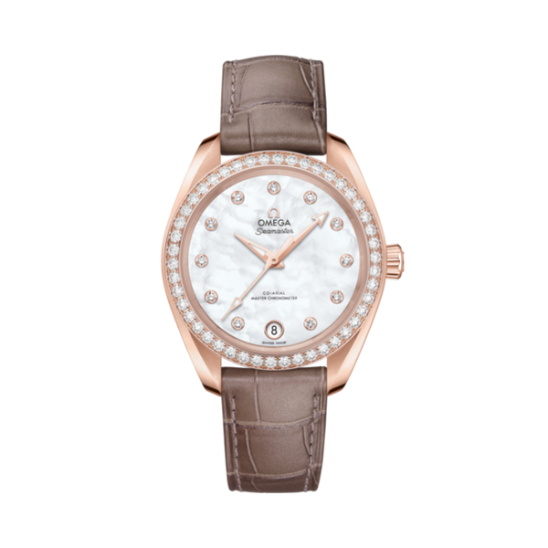 SEAMASTER AQUA TERRA 150M 34 MM SEDNA™ GOLD WITH MOTHER OF PEARL DIAL