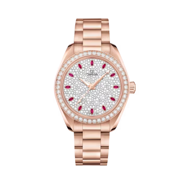 SEAMASTER AQUA TERRA 150M 34 MM SEDNA™ GOLD WITH WHITE DIAL