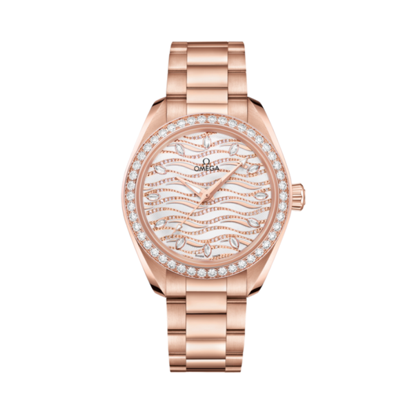 SEAMASTER AQUA TERRA 150M 34 MM SEDNA™ GOLD WITH WHITE DIAL