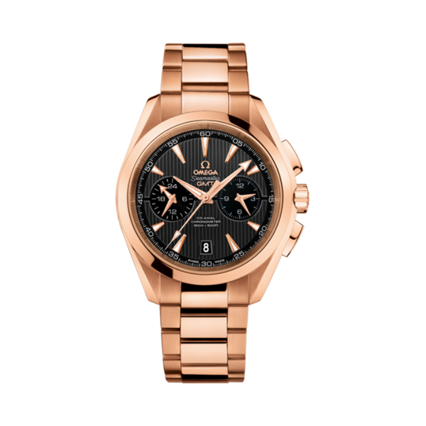 SEAMASTER AQUA TERRA 150M GMT 43 MM RED GOLD WITH GREY DIAL