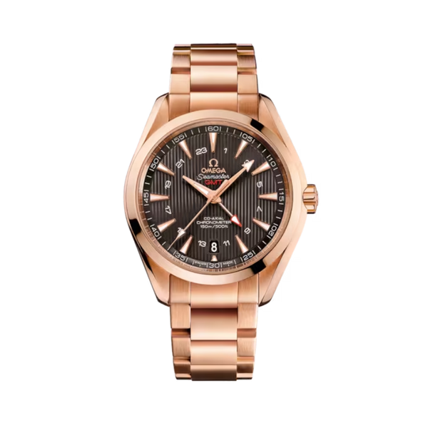 SEAMASTER AQUA TERRA 150M GMT 43 MM RED GOLD WITH GREY DIAL
