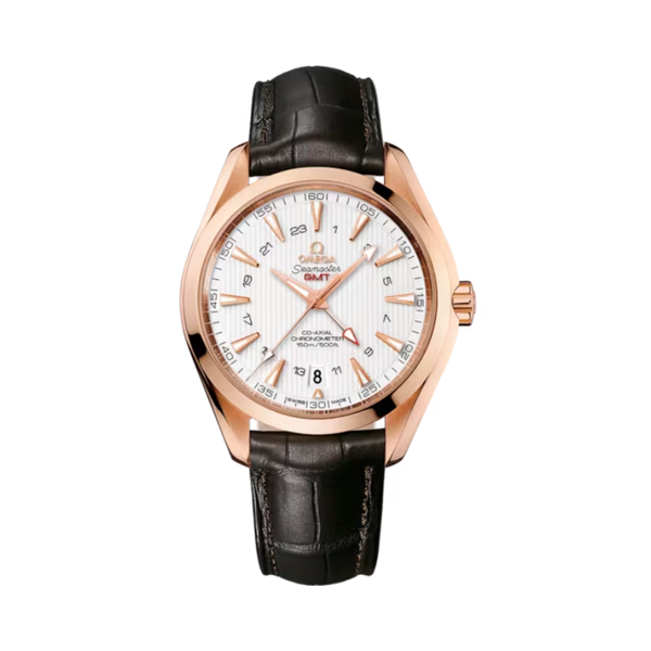 SEAMASTER AQUA TERRA 150M GMT 43 MM RED GOLD WITH SILVER DIAL