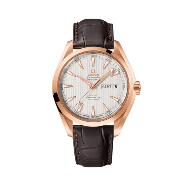 SEAMASTER AQUA TERRA 150M 43 MM RED GOLD WITH SILVER DIAL