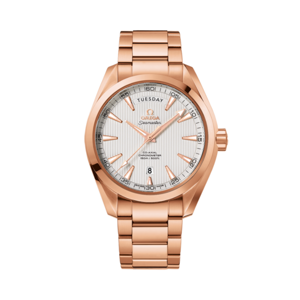 SEAMASTER AQUA TERRA 150M 41 MM RED GOLD WITH SILVER DIAL