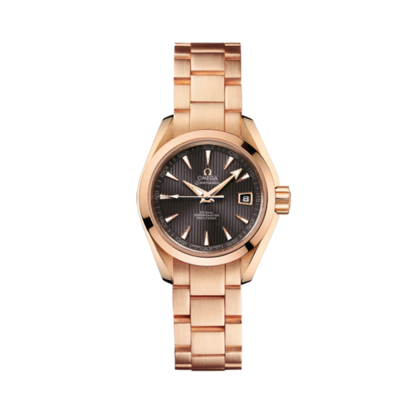 SEAMASTER AQUA TERRA 150M 30 MM RED GOLD WITH GREY DIAL