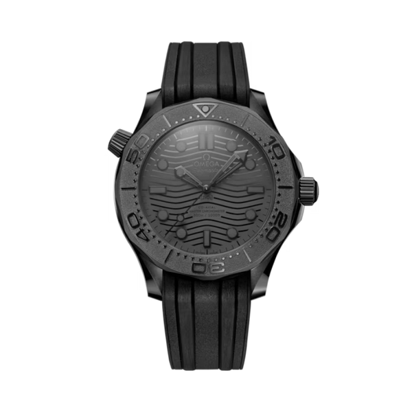 SEAMASTER DIVER 300M BLACK BLACK 43 MM BLACK CERAMIC WITH BLACK DIAL