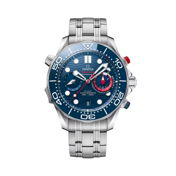 SEAMASTER DIVER 300M AMERICA'S CUP 44 MM STAINLESS STEEL WITH BLUE DIAL