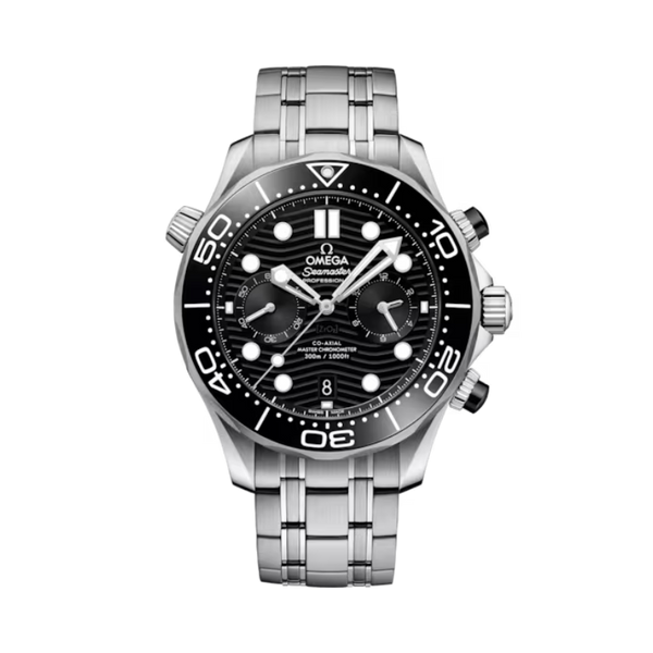 SEAMASTER DIVER 300M 44 MM STAINLESS STEEL WITH BLACK DIAL