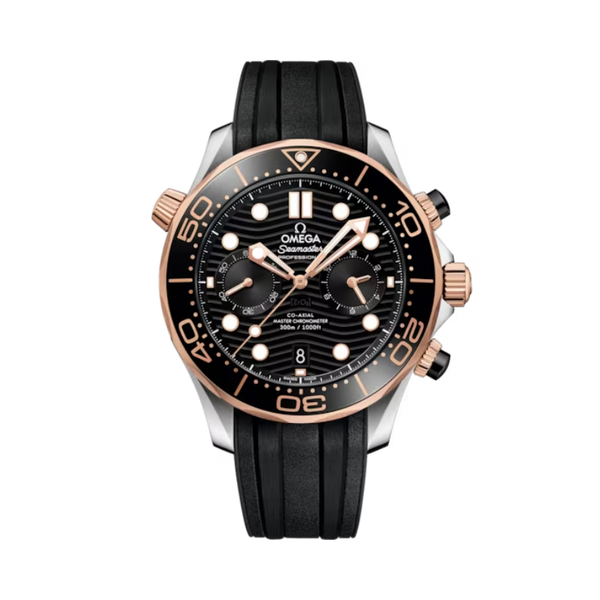 SEAMASTER DIVER 300M 44 MM STAINLESS STEEL - SEDNA™ GOLD WITH BLACK DIAL