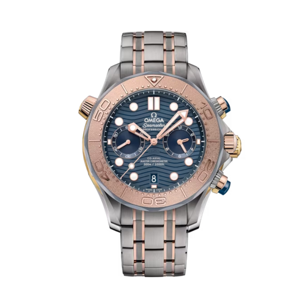 SEAMASTER DIVER 300M 44 MM TITANIUM - SEDNA™ GOLD WITH BLUE DIAL