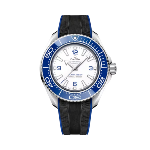 SEAMASTER PLANET OCEAN 6000M ULTRA DEEP 45 MM O-MEGASTEEL WITH WHITE DIAL