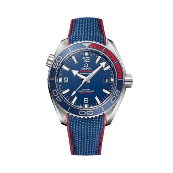 SEAMASTER PLANET OCEAN 600M "PYEONGCHANG 2018" LIMITED EDITION 43 MM STAINLESS STEEL WITH BLUE DIAL