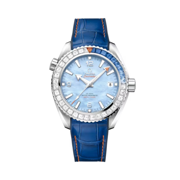 SEAMASTER PLANET OCEAN 600M 43 MM WHITE GOLD WITH BLUE MOTHER OF PEARL DIAL