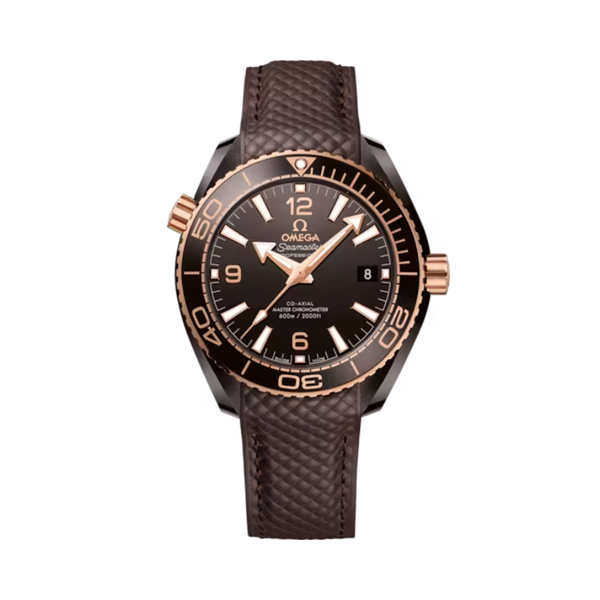 SEAMASTER PLANET OCEAN 600M 39 MM BROWN CERAMIC - SEDNA™ GOLD WITH BROWN DIAL
