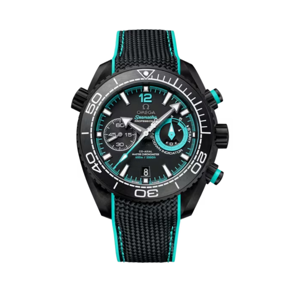 SEAMASTER PLANET OCEAN 600M "ETNZ" DEEP BLACK 45 MM BLACK CERAMIC WITH BLACK DIAL