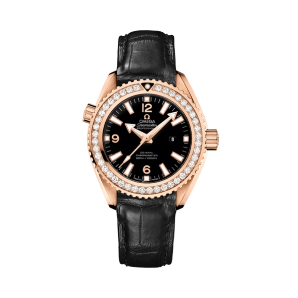 SEAMASTER PLANET OCEAN 600M 37 MM RE GOLD WITH BLACK DIAL