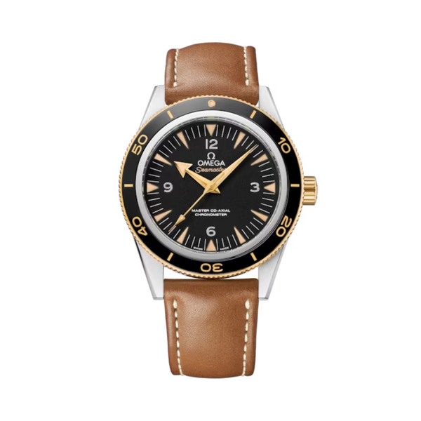 SEAMASTER 300 41 MM STAINLESS STEEL - YELLOW GOLD WITH BLACK DIAL