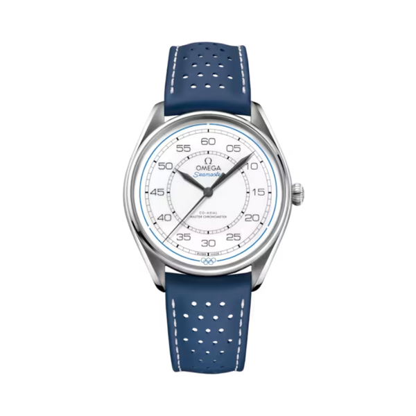 SEAMASTER OLYMPIC OFFICIAL TIMEKEEPER LIMITED EDITION SET 39 MM STAINLESS STEEL WITH WHITE DIAL