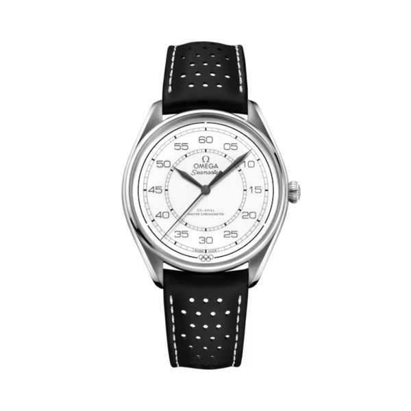 SEAMASTER OLYMPIC OFFICIAL TIMEKEEPER LIMITED EDITION SET 39 MM STAINLESS STEEL WITH WHITE DIAL