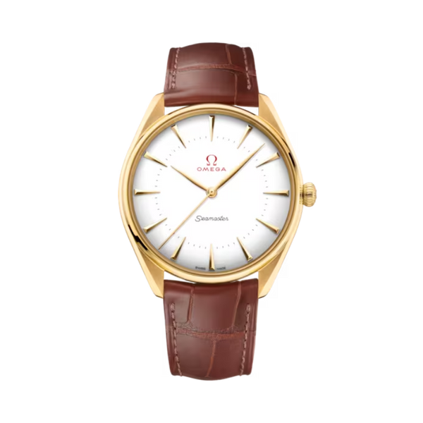 SEAMASTER OLYMPIC OFFICIAL TIMEKEEPER 39 MM YELLOW GOLD WITH WHITE DIAL