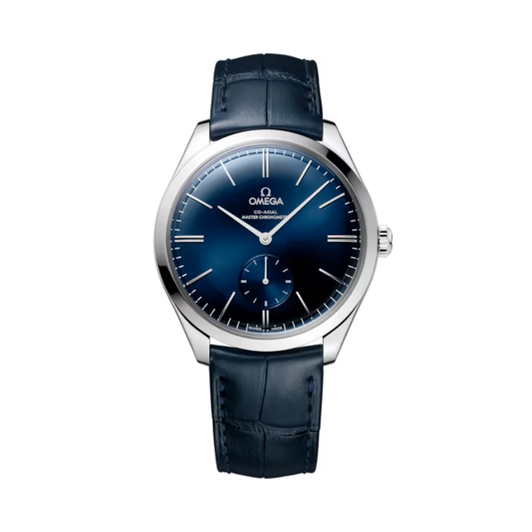 DE VILLE TRÉSOR 40 MM STAINLESS STEEL WITH BLUE DIAL