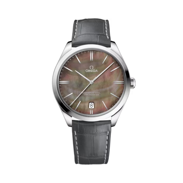 DE VILLE TRÉSOR 40 MM WHITE GOLD WITH GREY MOTHER OF PEARL DIAL