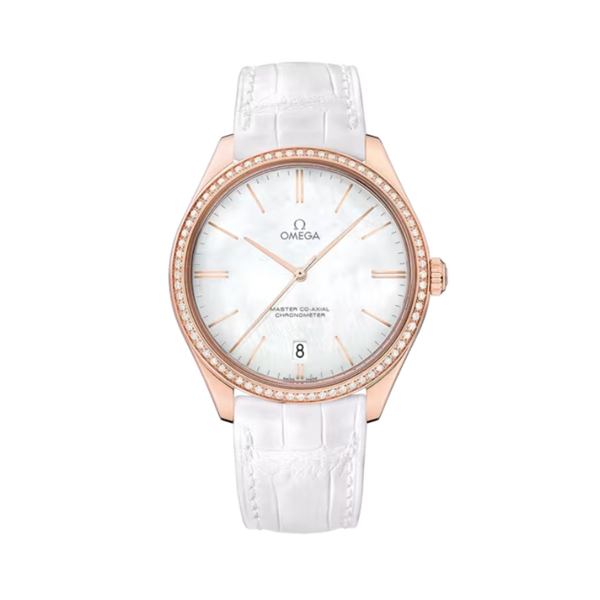 DE VILLE TRÉSOR 40 MM SEDNA™ GOLD WITH MOTHER OF PEARL DIAL