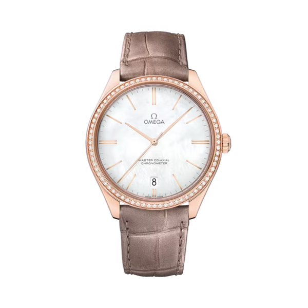 DE VILLE TRÉSOR 40 MM SEDNA™ GOLD WITH MOTHER OF PEARL DIAL