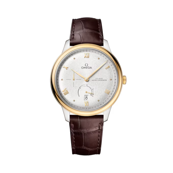 DE VILLE PRESTIGE 41 MM STAINLESS STEEL - YELLOW GOLD WITH SILVER DIAL