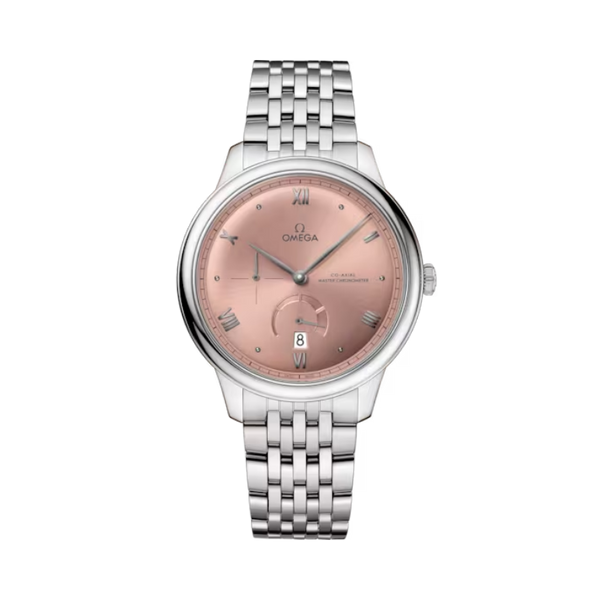 DE VILLE PRESTIGE 41 MM STAINLESS STEEL WITH PINK DIAL