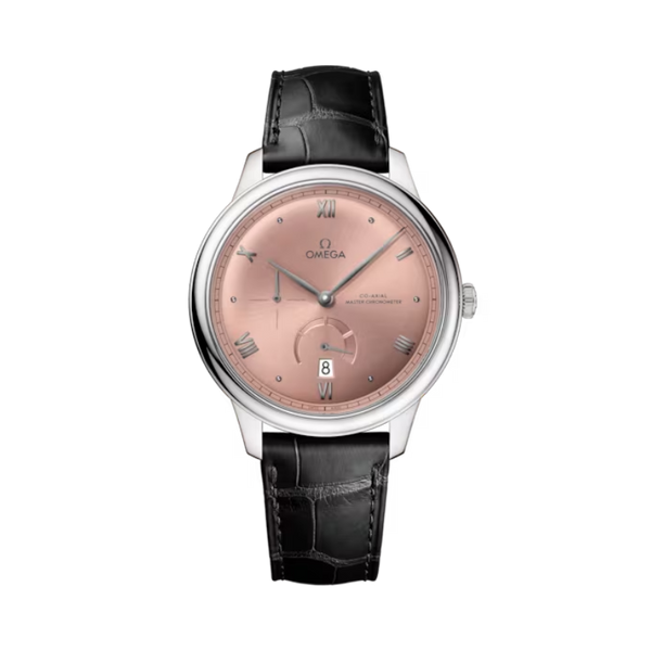 DE VILLE PRESTIGE 41 MM STAINLESS STEEL WITH PINK DIAL