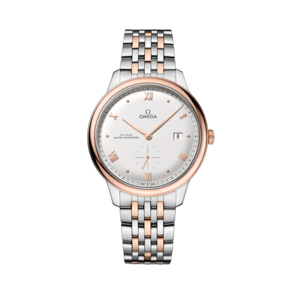 DE VILLE PRESTIGE 41 MM STAINLESS STEEL - SEDNA™ GOLD WITH SILVER DIAL