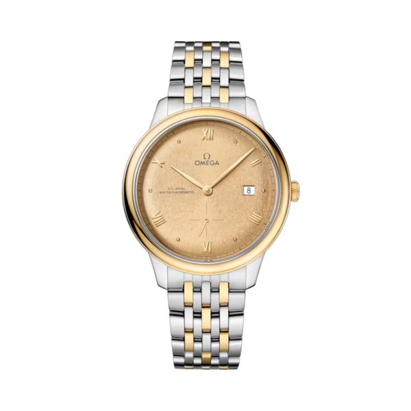 DE VILLE PRESTIGE 41 MM STAINLESS STEEL - YELLOW GOLD WITH YELLOW DIAL
