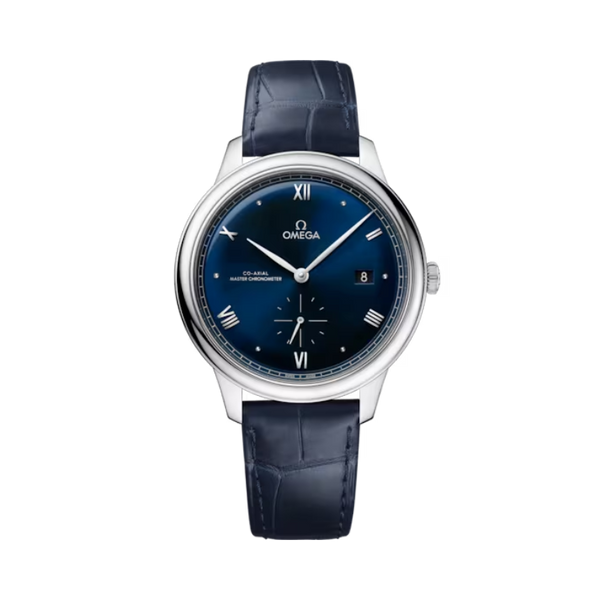 DE VILLE PRESTIGE 41 MM STAINLESS STEEL WITH BLUE DIAL