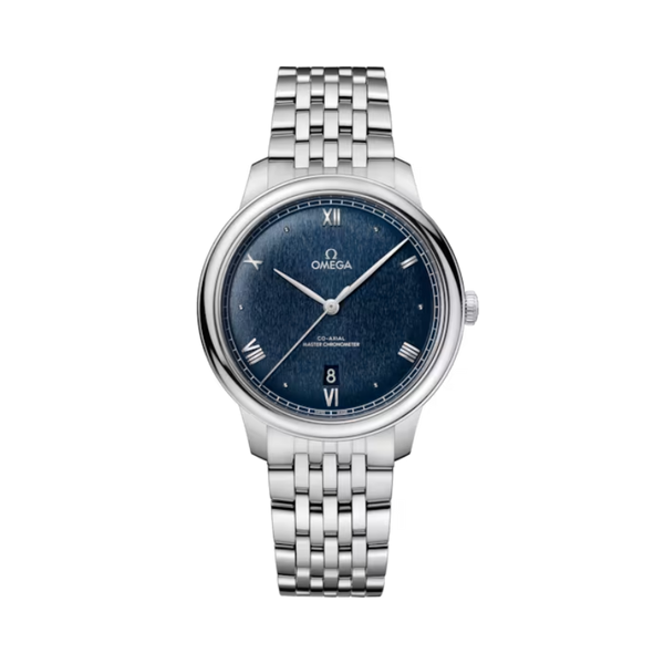DE VILLE PRESTIGE 40 MM STAINLESS STEEL WITH BLUE DIAL