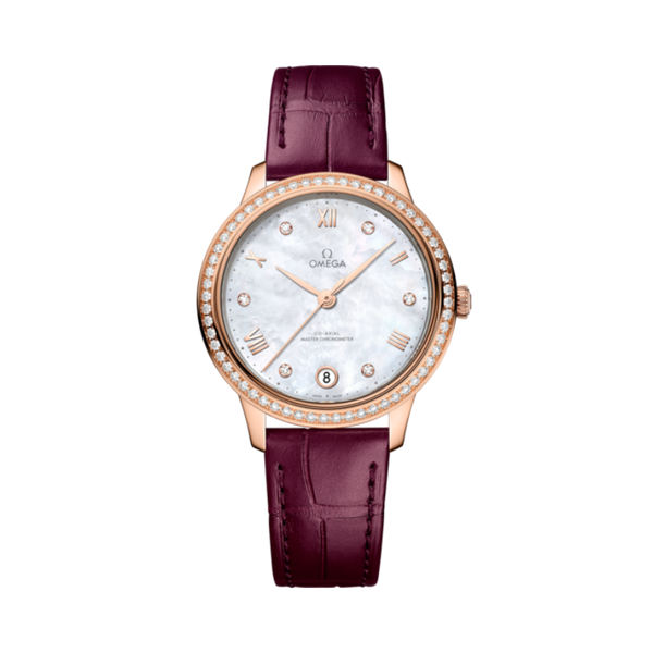 DE VILLE PRESTIGE 34 MM SEDNA™ GOLD WITH MOTHER OF PEARL DIAL