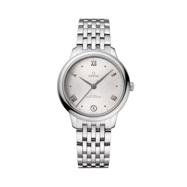 DE VILLE PRESTIGE 34 MM STAINLESS STEEL WITH SILVER DIAL